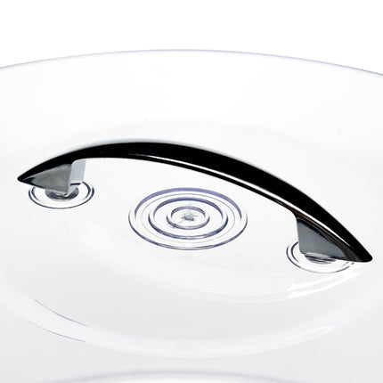 Nắp Đậy Bánh Tròn Carlisle 251207 29.5 cm - Chrome/Trong Suốt