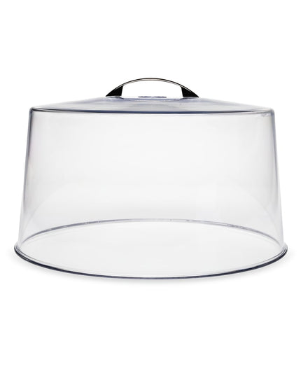 Nắp Đậy Bánh Tròn Carlisle 251207 29.5 cm - Chrome/Trong Suốt
