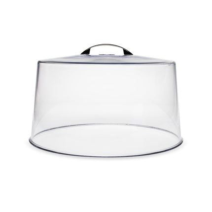 Nắp Đậy Bánh Tròn Carlisle 251207 29.5 cm - Chrome/Trong Suốt