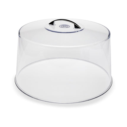 Nắp Đậy Bánh Tròn Carlisle 251207 29.5 cm - Chrome/Trong Suốt