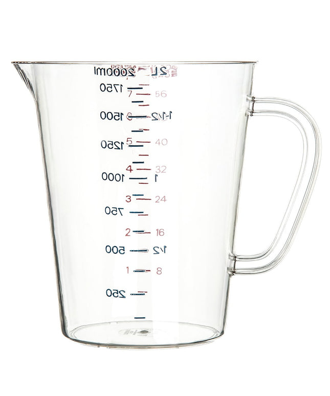 Cốc Đong Oval Carlisle 4314407 1892 ml Vòi Rót Tay Cầm Chữ C Polycarbonate Trong