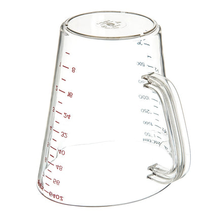 Cốc Đong Oval Carlisle 4314407 1892 ml Vòi Rót Tay Cầm Chữ C Polycarbonate Trong