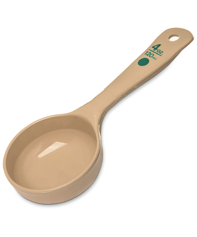 Thìa Chia Phần Đặc Carlisle 118 ml Tay Cầm Ngắn, Polycarbonate, Màu Be (432806)
