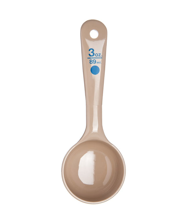Thìa Chia Phần Đặc Carlisle 118 ml Tay Cầm Ngắn, Polycarbonate, Màu Be (432806)