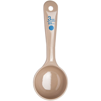 Thìa Chia Phần Đặc Carlisle 118 ml Tay Cầm Ngắn, Polycarbonate, Màu Be (432806)