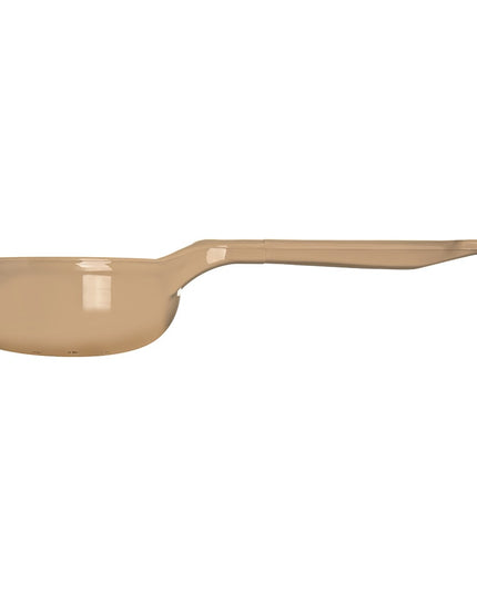 Thìa Chia Phần Có Lỗ Carlisle 432906 118 ml Tay Cầm Ngắn Polycarbonate Màu Be