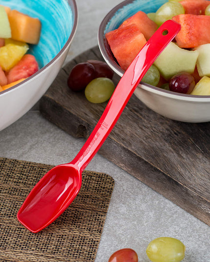 Muỗng Salad/Buffet Đặc Carlisle 20.3 cm Dung Tích 15 ml Nhựa Màu Đỏ (446005)