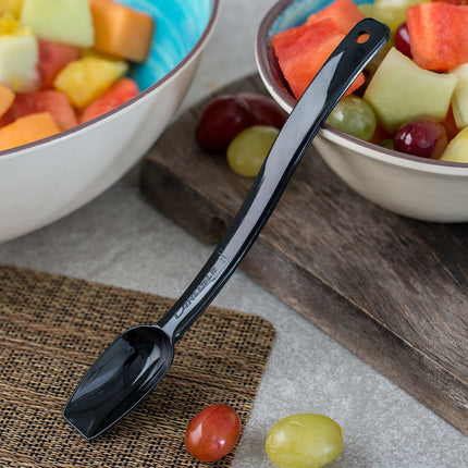 Thìa Phục Vụ Salad/Buffet Đặc Carlisle 447003 25.4 cm Dung Tích 22 ml Nhựa Đen