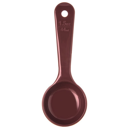 Thìa Chia Phần Đặc Carlisle 492201 44 ml Đáy Phẳng Nhựa Màu Nâu Đỏ