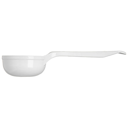 Muỗng Chia Phần Đặc Carlisle 89 ml Đáy Phẳng Nhựa Màu Trắng (492602)