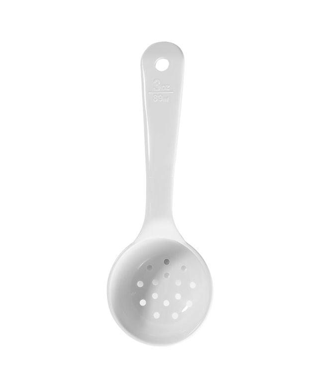 Muỗng Chia Phần Có Lỗ Carlisle Measure Miser® 89 ml Màu Trắng (492702)