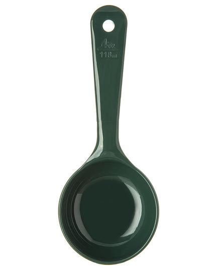 Thìa Chia Phần Đặc Carlisle 492808 118 ml Đáy Phẳng Nhựa Xanh Rừng