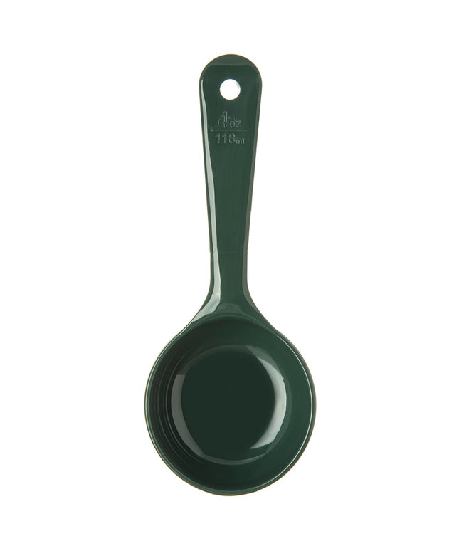 Thìa Chia Phần Đặc Carlisle 492808 118 ml Đáy Phẳng Nhựa Xanh Rừng