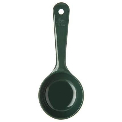 Thìa Chia Phần Đặc Carlisle 492808 118 ml Đáy Phẳng Nhựa Xanh Rừng