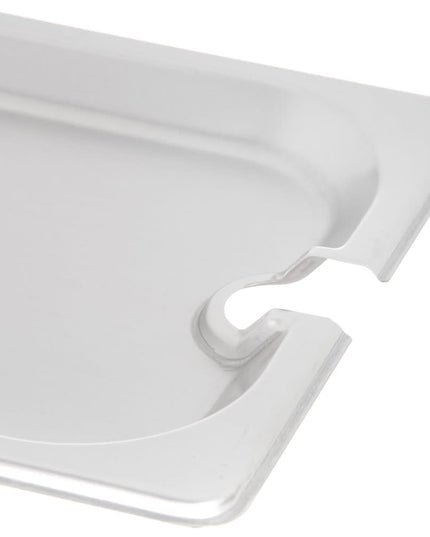 Nắp Khay Hấp Carlisle Kích Thước 1/3 - Có Rãnh, Thép Không Gỉ (607130CS)