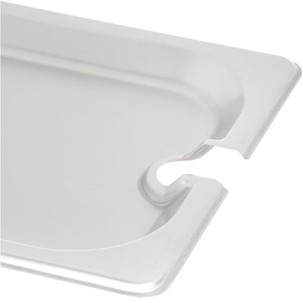 Nắp Khay Hấp Carlisle Kích Thước 1/3 - Có Rãnh, Thép Không Gỉ (607130CS)