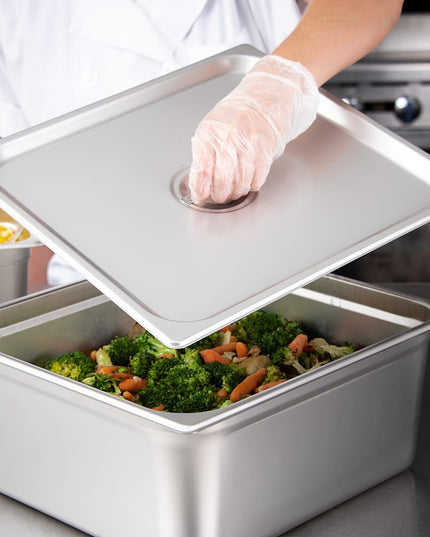Nắp Khay Hấp Carlisle Cỡ Hai Phần Ba Thép Không Gỉ (607230C)
