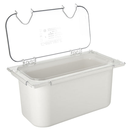 Nắp Carlisle Coldmaster® EZ Access Cho Khay Thực Phẩm Cỡ 1/3, Trong Suốt (CM10280Z07)