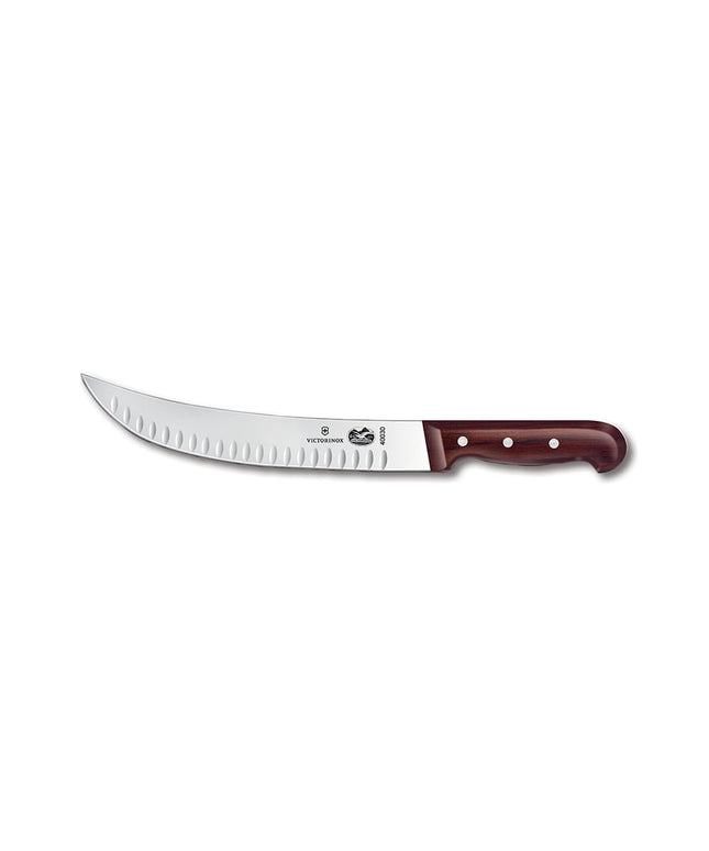 Dao Cimeter Lưỡi Granton Victorinox 5.7320.25 25.4 cm Cán Gỗ Hồng Mộc