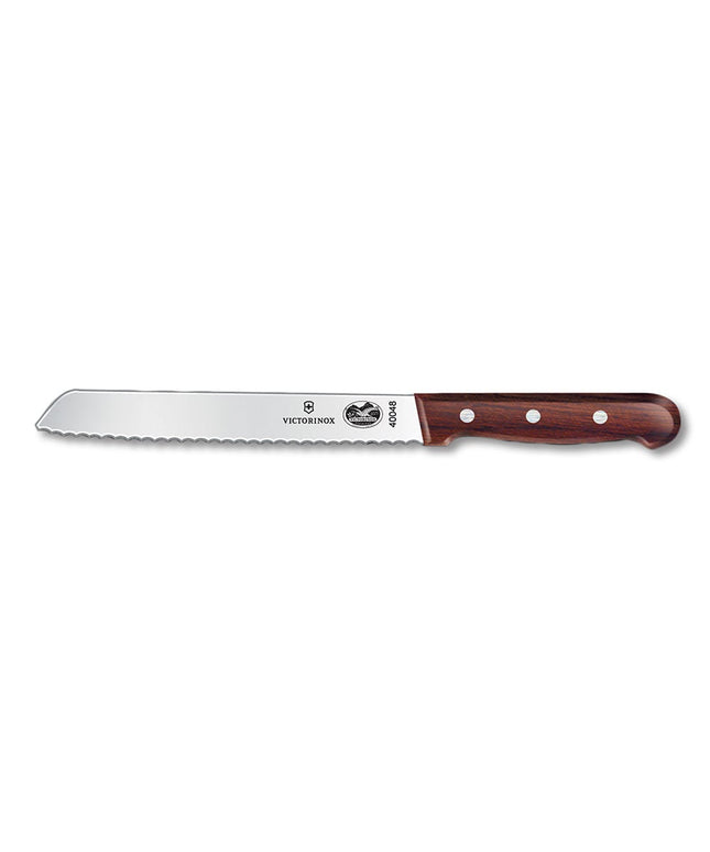 Dao Cắt Bánh Mì Victorinox 7.6058.9 Lưỡi Răng Cưa 17.8 cm Cán Gỗ Hồng Mộc