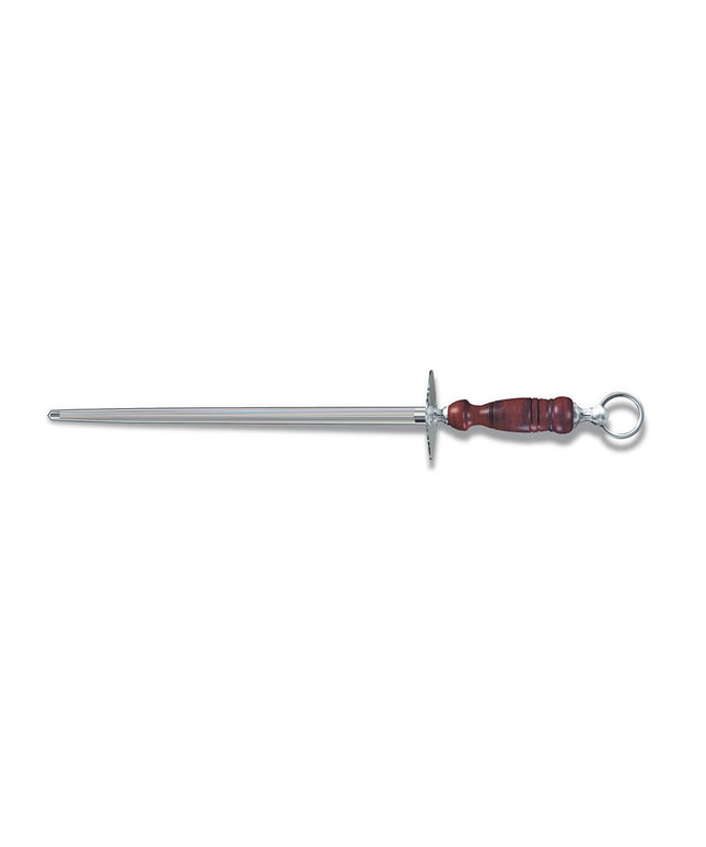 Cây Mài Dao Tròn Victorinox 7.8991.25 35.6 cm Rãnh Thường Vòng Rời Tay Cầm Gỗ Sẫm