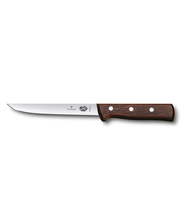 Dao Victorinox 5.6106.15 Rút Xương Cứng Lưỡi 15.2 cm Cán Gỗ Hồng Mộc