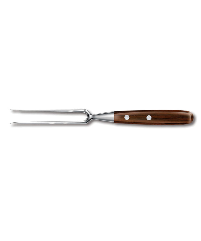 Nĩa Cắt Thịt Victorinox 5.2300.15 25.4 cm Tay Cầm Gỗ Hồng Mộc Thép Không Gỉ