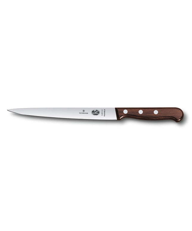 Dao Phi Lê Dẻo Victorinox 5.3810.18 Lưỡi 17.8 cm Cán Gỗ Hồng Mộc