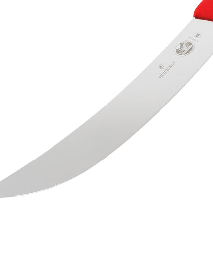 Dao Cimeter Cong Victorinox 5.7301.25 Lưỡi 25.4 cm Cán Fibrox Pro Đỏ