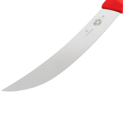 Dao Cimeter Cong Victorinox 5.7301.25 Lưỡi 25.4 cm Cán Fibrox Pro Đỏ
