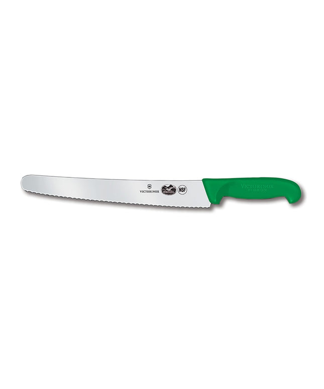 Dao Cắt Bánh Mì Victorinox 5.2934.26 Lưỡi Răng Cưa 26 cm Cán Nylon Fibrox Xanh