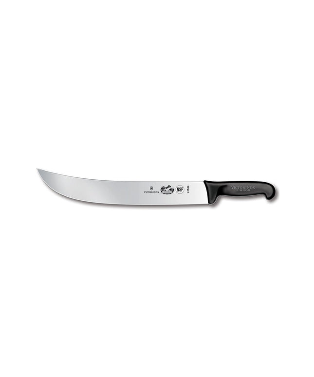 Dao Cimeter Cong Victorinox 5.7303.36 Lưỡi 35.6 cm Cán Fibrox Pro Đen
