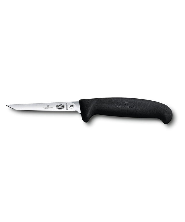 Dao Làm Thịt Gia Cầm Thẳng Victorinox 5.5903.09 Lưỡi 9.5 cm Cán Fibrox® Pro Đen