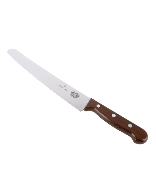 Dao Cắt Bánh Mì Răng Cưa Victorinox 5.2930.26-X2 26 cm Cán Gỗ Hồng Mộc