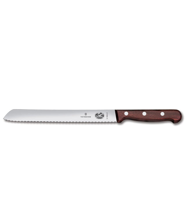 Dao Cắt Bánh Mì Victorinox 5.1630.21-X4 Lưỡi Răng Cưa 20.3 cm Cán Gỗ Hồng Mộc