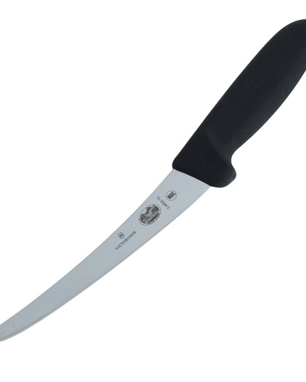 Dao Rọc Xương Cong Bán Cứng Victorinox 5.6603.15-X3 Lưỡi 15.2 cm Cán Fibrox® Nylon Đen