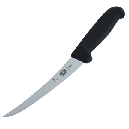 Dao Rọc Xương Cong Bán Cứng Victorinox 5.6603.15-X3 Lưỡi 15.2 cm Cán Fibrox® Nylon Đen