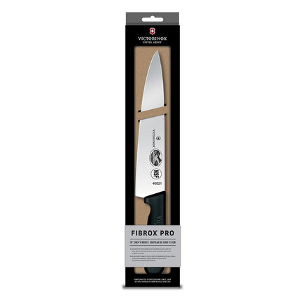 Dao Đầu Bếp Victorinox 5.2003.25-X5 Lưỡi 25.4 cm Cán Fibrox® Nylon Đen