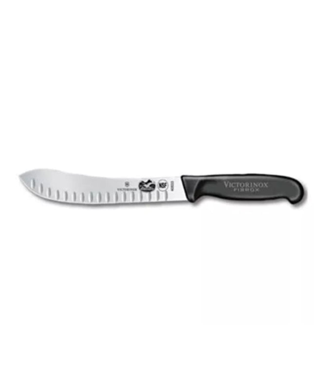 Dao Làm Thịt Lưỡi Granton Victorinox 5.7423.20-X1 20.3 cm Cán Fibrox Nylon Đen