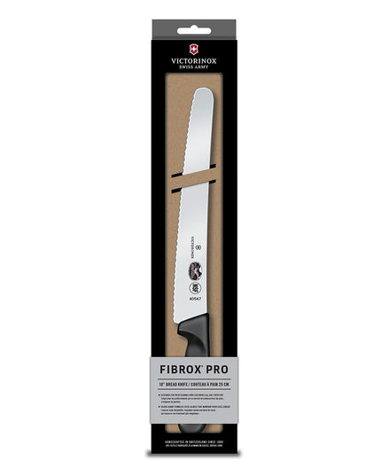 Dao Cắt Bánh Mì Răng Cưa Victorinox 5.2933.26-X10 Lưỡi 26 cm Cán Fibrox® Nylon Đen