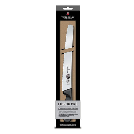 Dao Cắt Bánh Mì Răng Cưa Victorinox 5.2933.26-X10 Lưỡi 26 cm Cán Fibrox® Nylon Đen