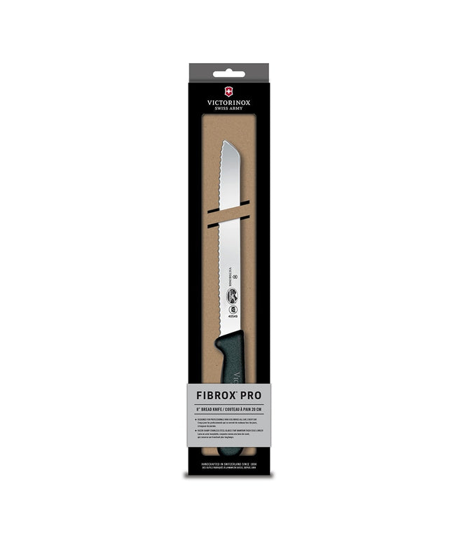 Dao Cắt Bánh Mì Lưỡi Lượn Sóng Victorinox 5.2533.21-X8 20.3 cm Cán Fibrox® Nylon Đen