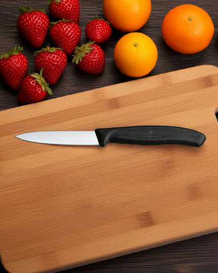 Dao Gọt Hoa Quả Victorinox 5.0603.S-X1 Lưỡi 8.3cm Tay Cầm Polypropylene Đen