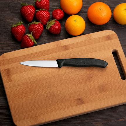 Dao Gọt Hoa Quả Victorinox 5.0603.S-X1 Lưỡi 8.3cm Tay Cầm Polypropylene Đen