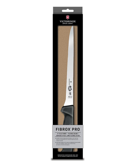 Dao Rọc Xương Mềm Victorinox 5.3763.20-X5 Lưỡi 20.3 cm Cán Fibrox® Nylon Đen