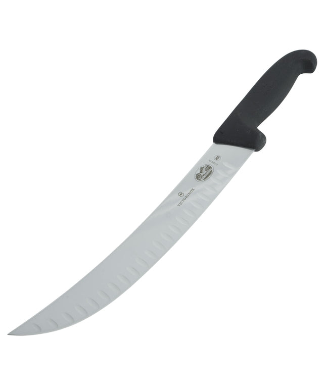 Dao Cimeter Lưỡi Granton Victorinox 5.7323.25-X1 Lưỡi 25.4 cm Tay Cầm Nylon Fibrox® Đen