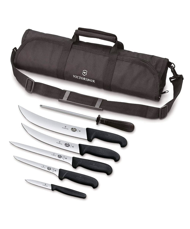 Bộ Dao Nhà Bếp Victorinox 5.1003.73-X2 7 Món (5) Dao (1) Cán Mài Túi Đựng Dao