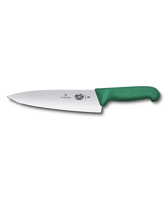 Dao Bếp Trưởng Rộng Victorinox 5.2064.20 20.3 cm Tay Cầm Fibrox® Pro Xanh Lá Thép Không Gỉ