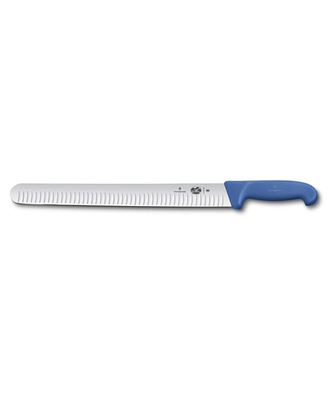 Dao Thái Lát Victorinox 5.4722.36 Granton 35.6 cm Cán Fibrox® Pro Xanh Dương Thép Không Gỉ