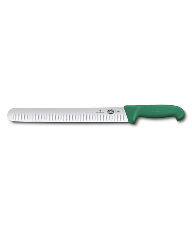 Dao Thái Granton Victorinox 5.4724.30 30.5 cm Cán Fibrox® Pro Xanh Lá Thép Không Gỉ